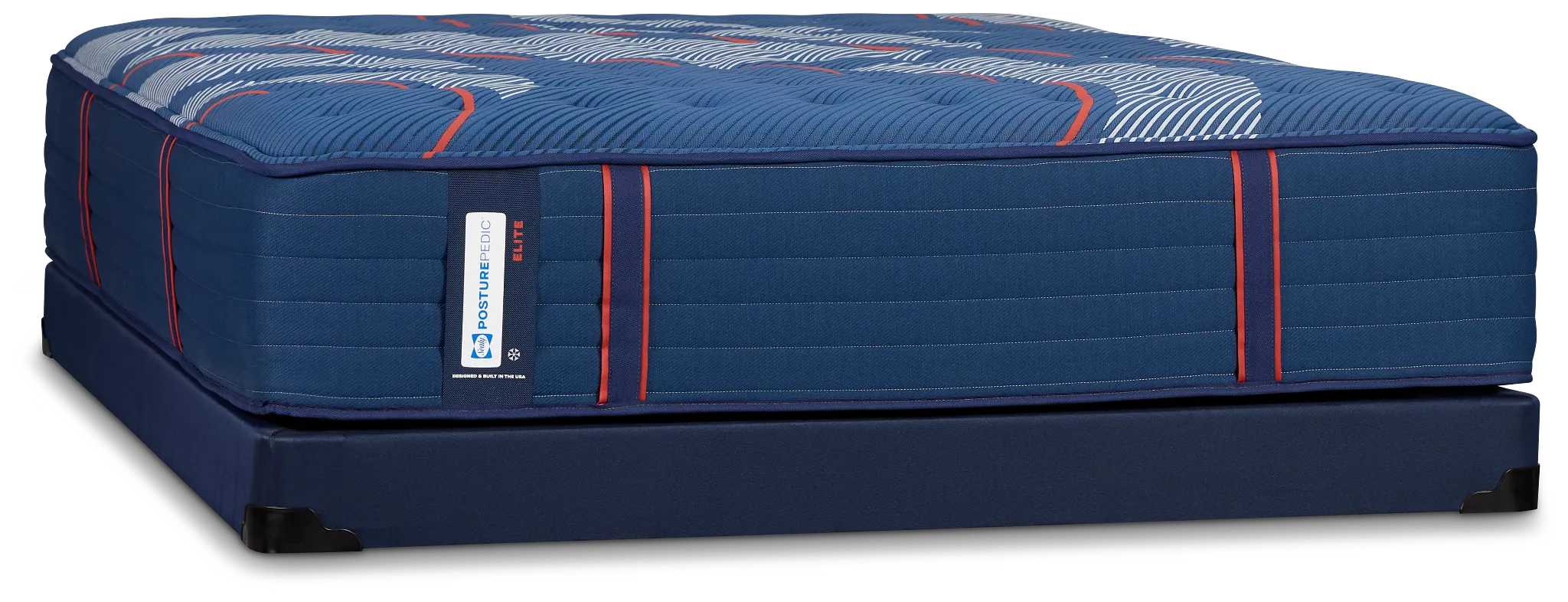 Posturepedic Elite Spring Albany 2 Firm Low-profile Mattress Set