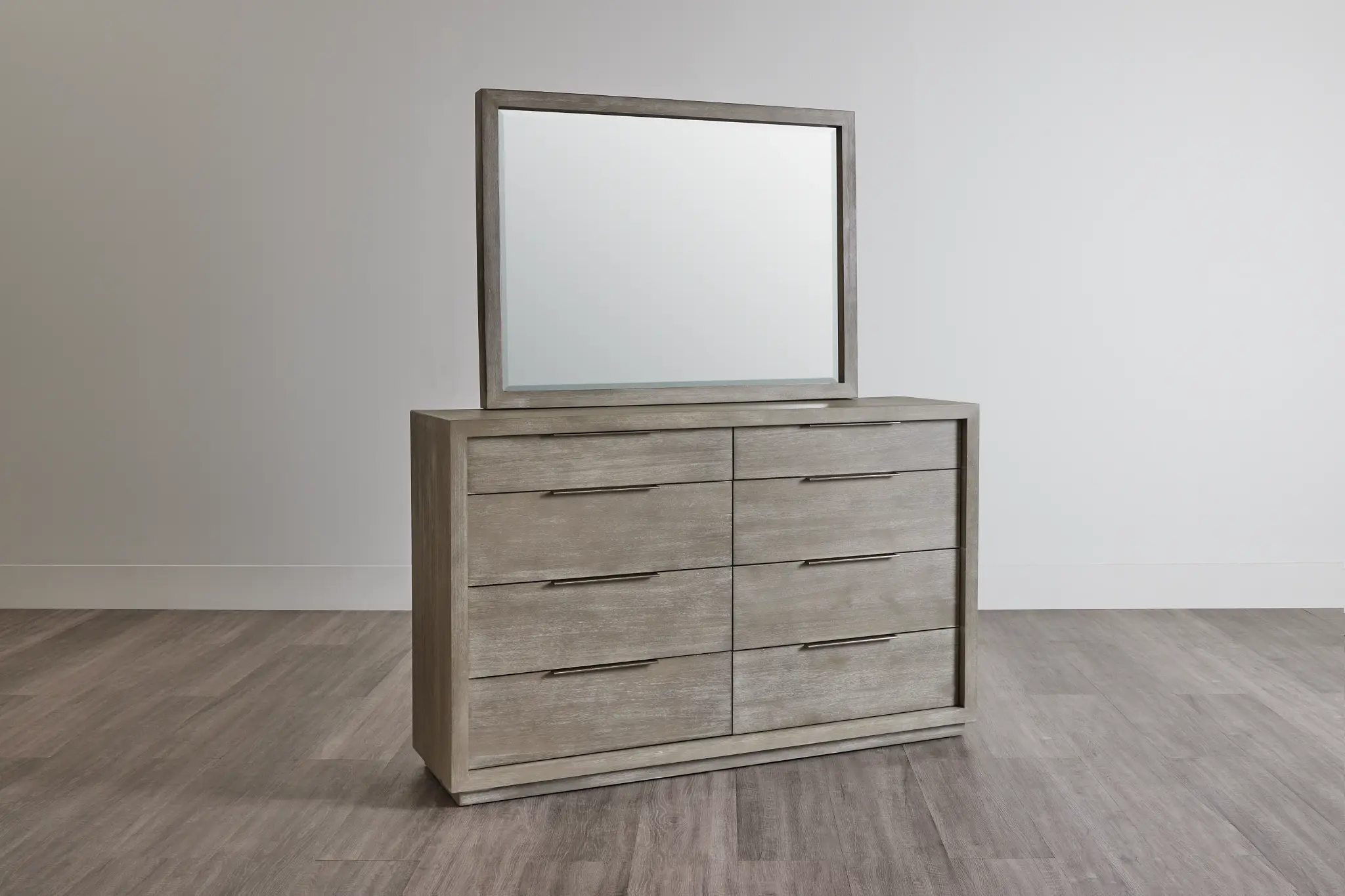 Madden Light Tone Dresser & Mirror Madden Light Tone Dresser & Mirror