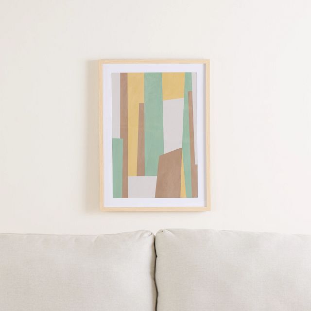 Hurly Multicolored Framed Wall Art