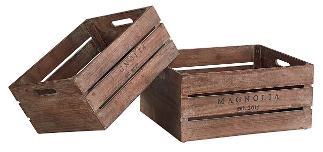 Harvest Crate Set Of 2 Crate