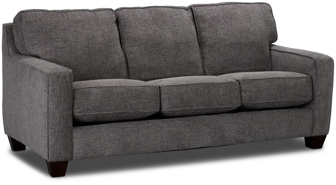 Andie Dark Gray Fabric Cooling Memory Foam Sleeper Andie Dark Gray Fabric Cooling Memory Foam Sleeper