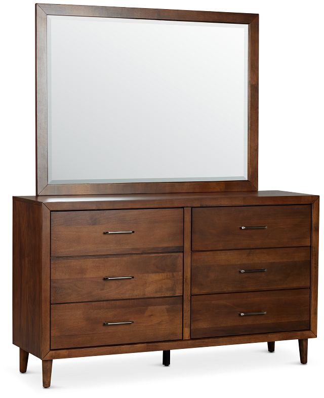 Palmdale Dark Tone Dresser & Mirror