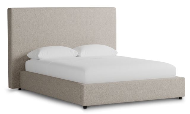 Grayton Gellar Brown 54" Upholstered Platform Bed