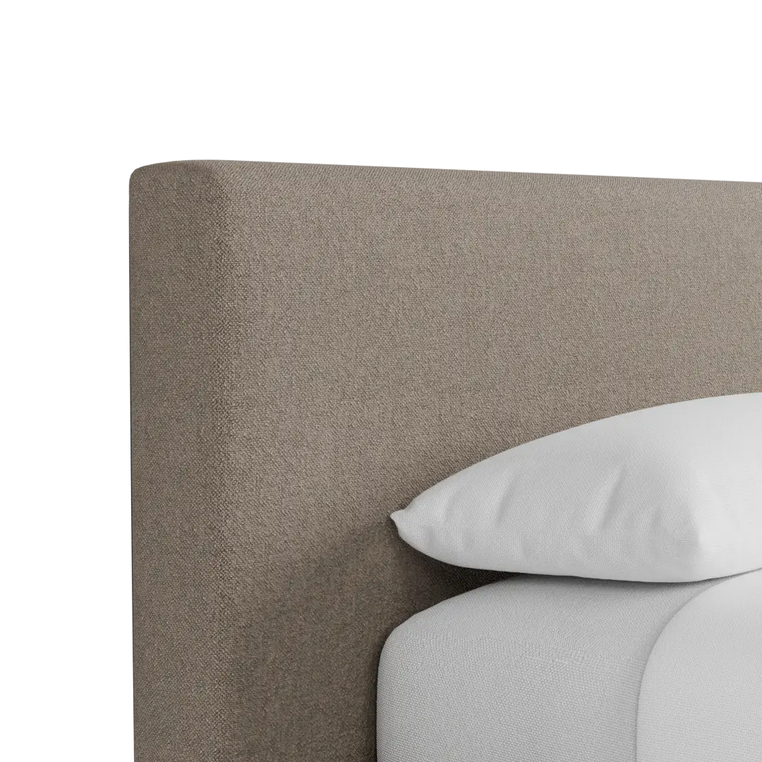 Grayton Elite Brown 44" Upholstered Platform Bed Grayton Elite Brown 44" Upholstered Platform Bed