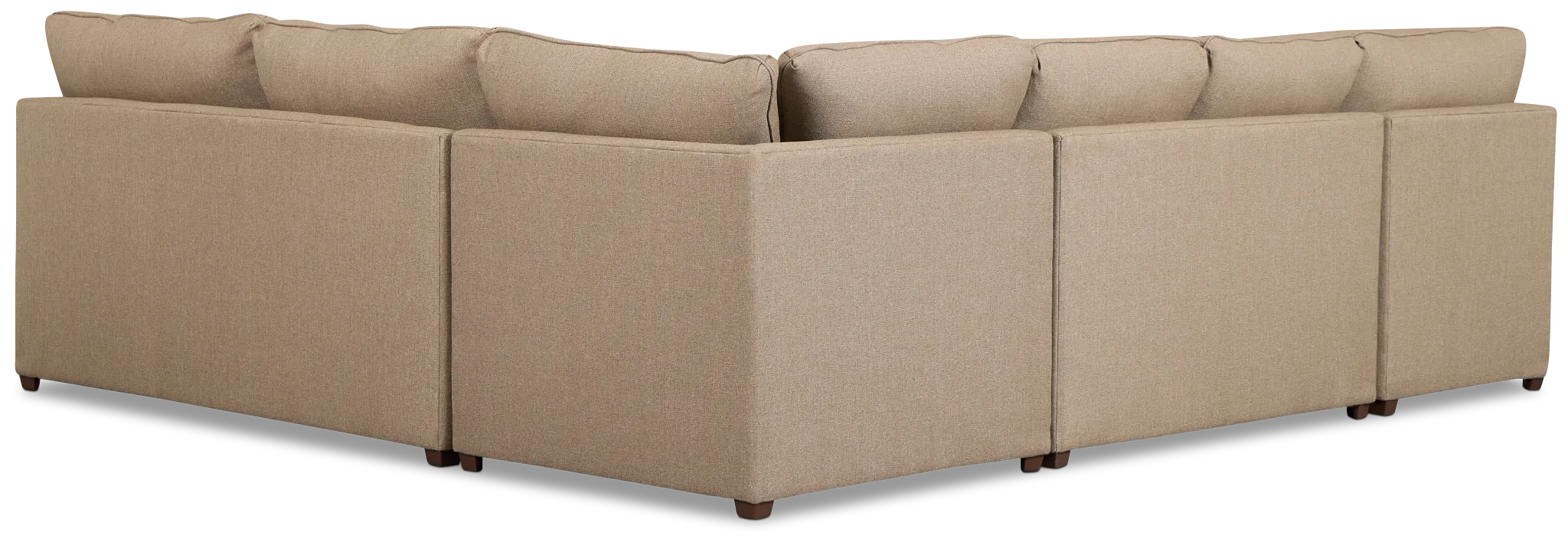 Tate Brown Fabric Medium Left Chaise Sectional