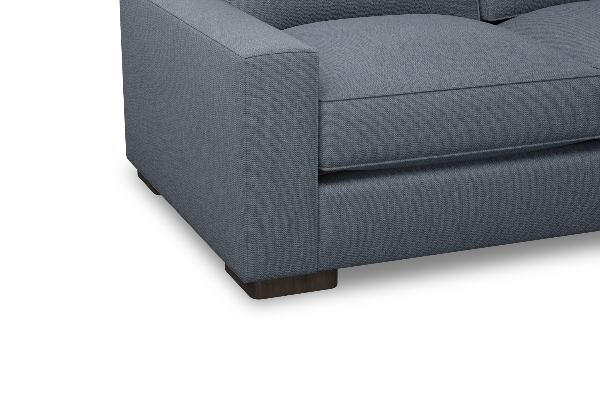 Edgewater Victory Dark Blue Large Right Chaise Sectional