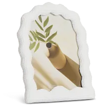 Tinsley White Medium Picture Frame