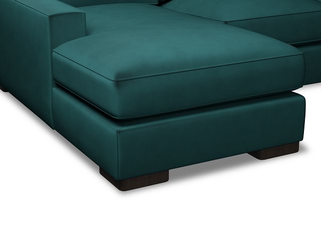 Edgewater Joya Teal Left Chaise Sectional