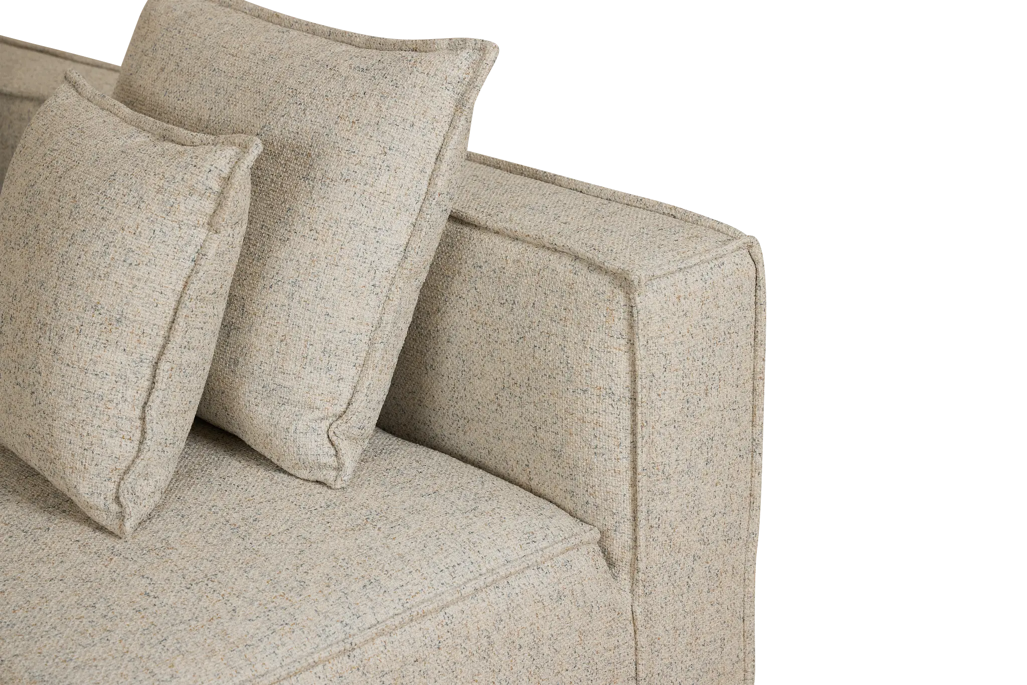 Tatum Beige Fabric 6-piece Modular Sectional Tatum Beige Fabric 6-piece Modular Sectional