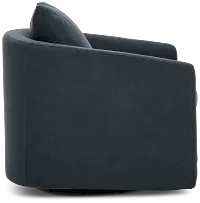 Willow Navy Fabric Swivel Chair