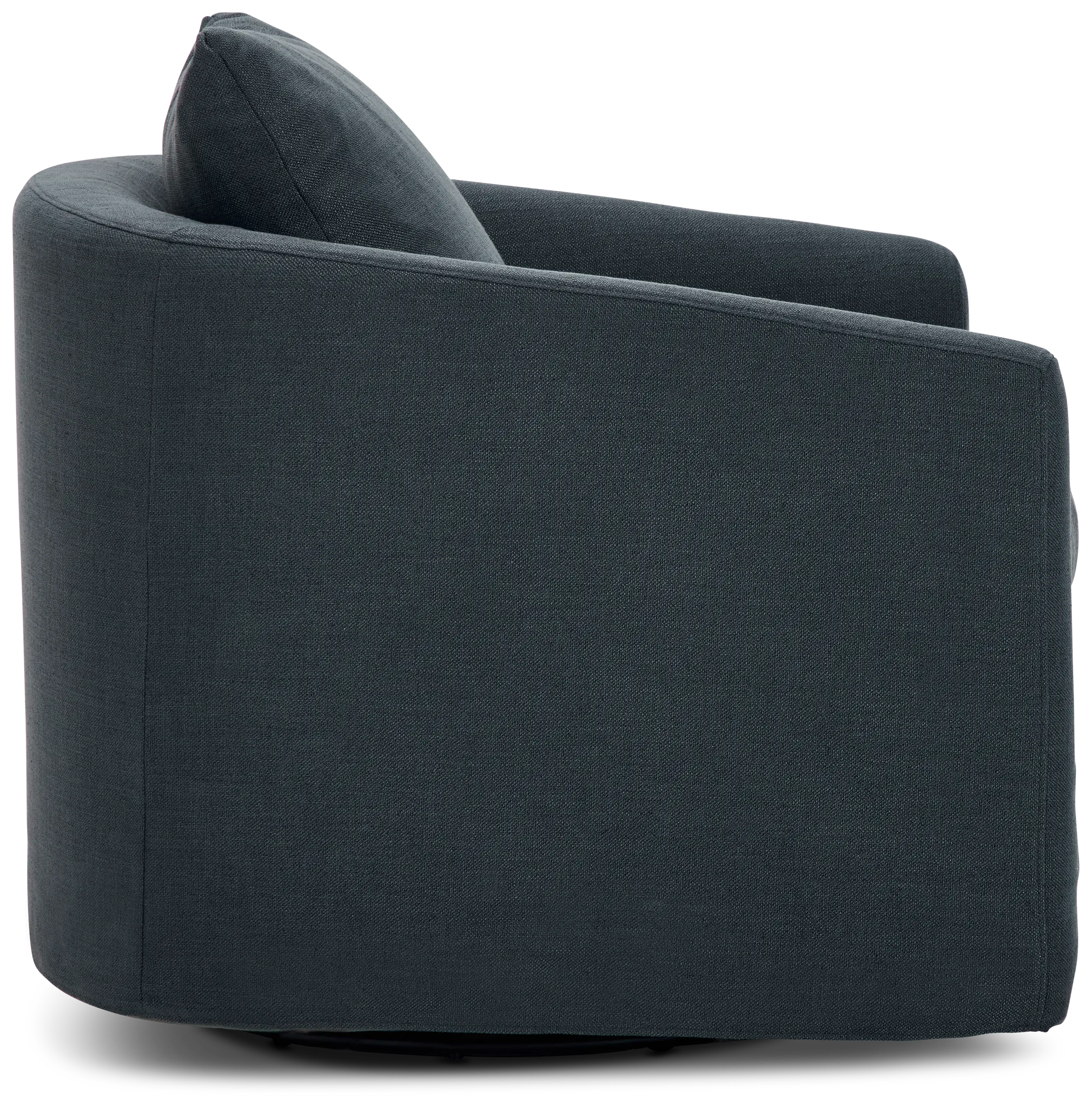 Willow Navy Fabric Swivel Chair