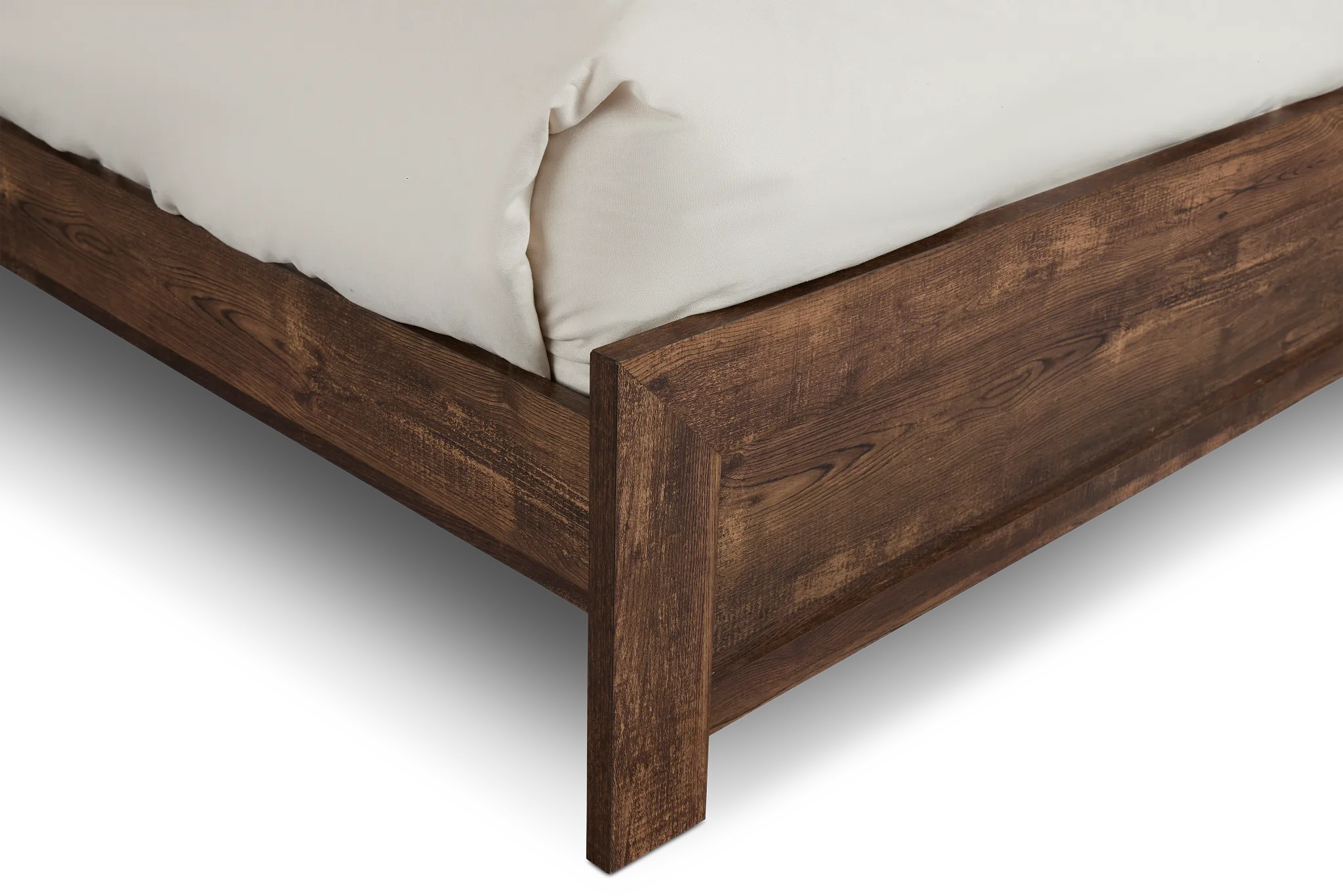 Ollie Dark Tone Panel Bed