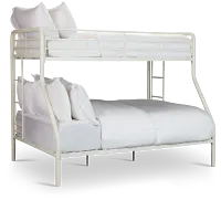 Rory White Metal Bunk Bed