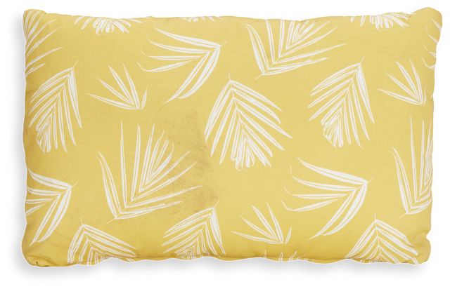 Shade Yellow Lumbar Indoor/outdoor Accent Pillow