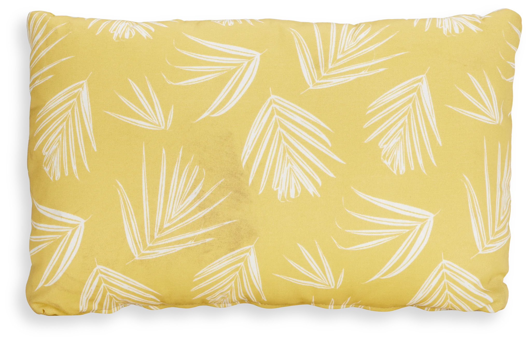 Shade Yellow Lumbar Indoor/outdoor Accent Pillow