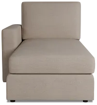 Citymod Beige Fabric Left Chaise