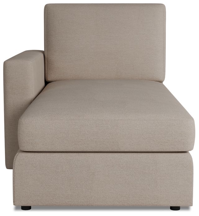 Citymod Beige Fabric Left Chaise