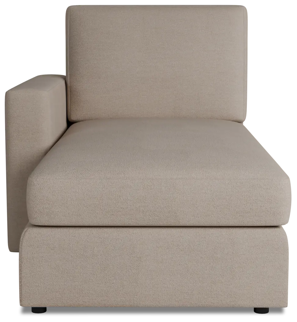 Citymod Beige Fabric Left Chaise Citymod Beige Fabric Left Chaise