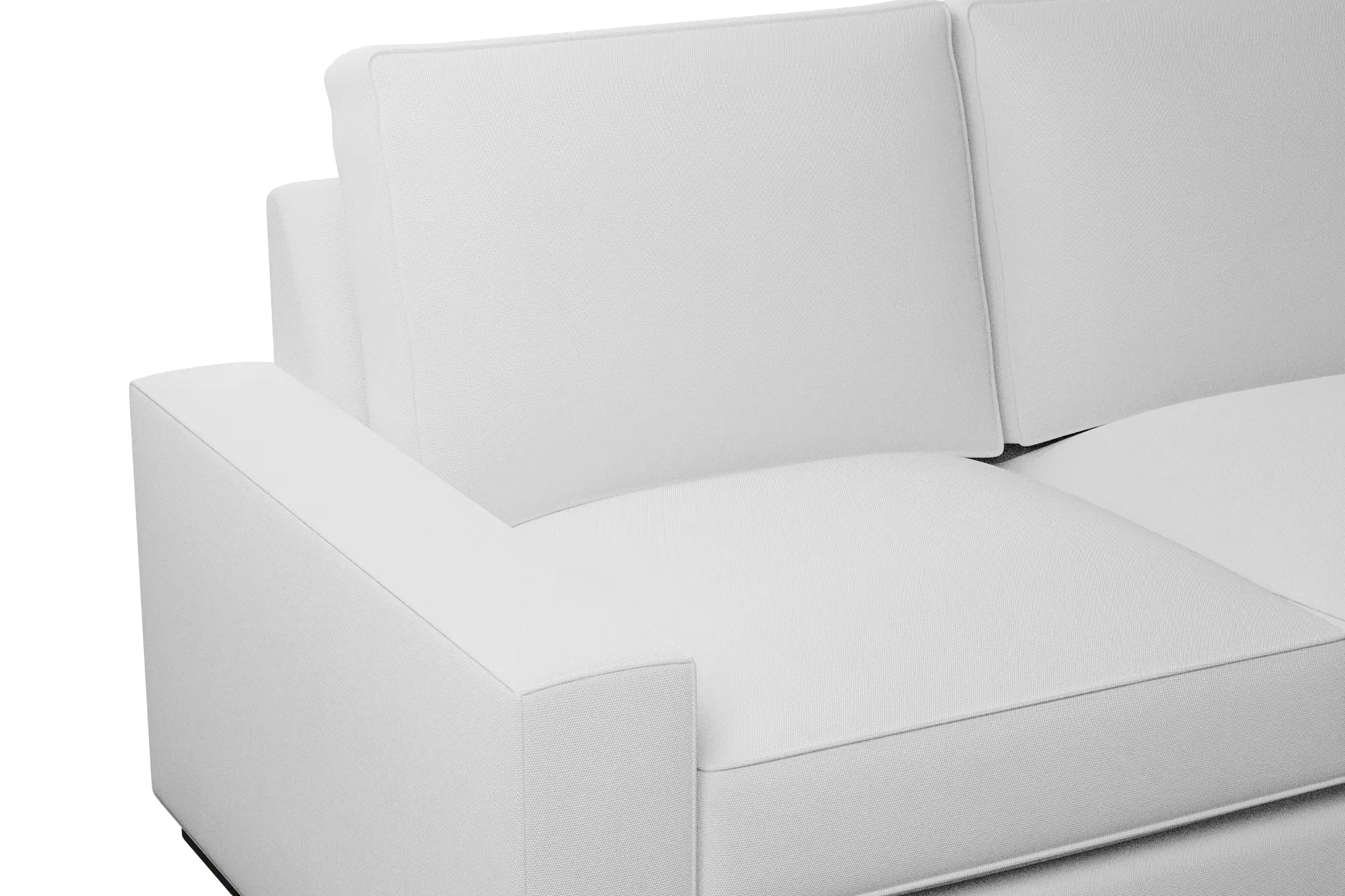 Edgewater Peyton White Right Chaise Sectional Edgewater Peyton White Right Chaise Sectional