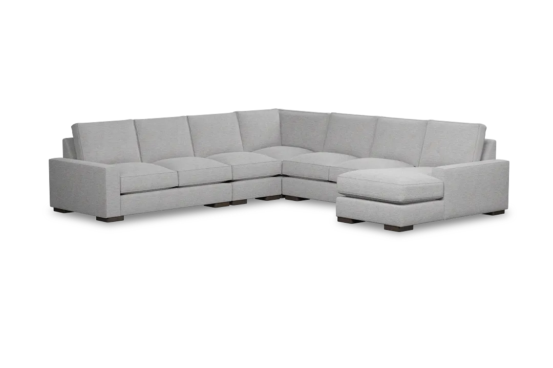 Edgewater Maguire Gray Large Right Chaise Sectional