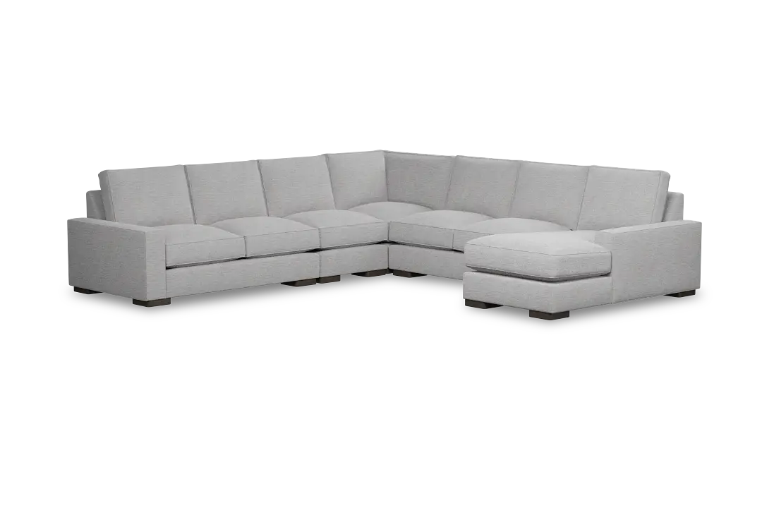 Edgewater Maguire Gray Large Right Chaise Sectional Edgewater Maguire Gray Large Right Chaise Sectional