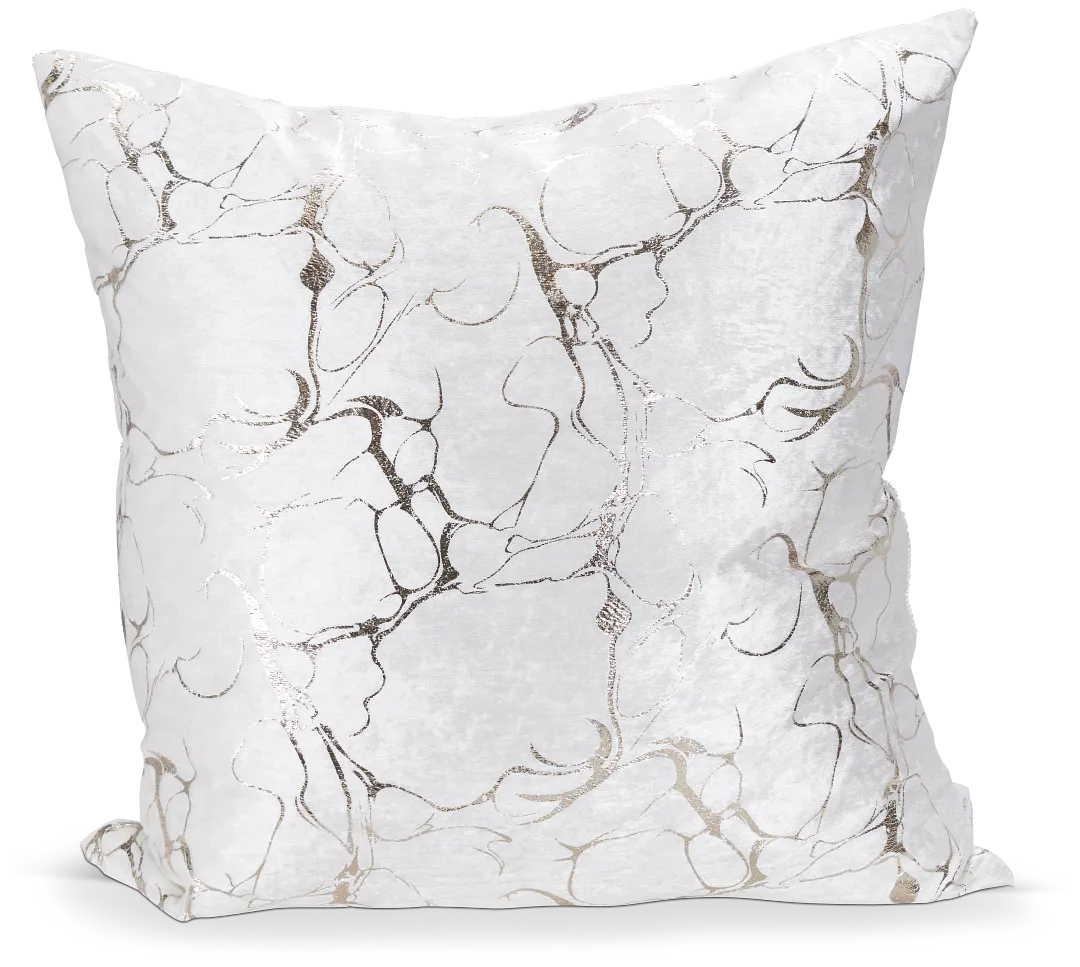 Logan Ivory 22" Square Accent Pillow