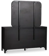 Pacific Two-tone 6-drawer Dresser & Mirror