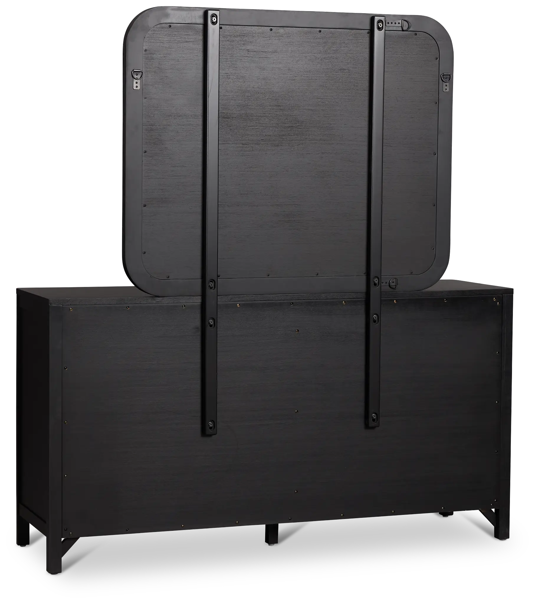 Pacific Two-tone 6-drawer Dresser & Mirror Pacific Two-tone 6-drawer Dresser & Mirror