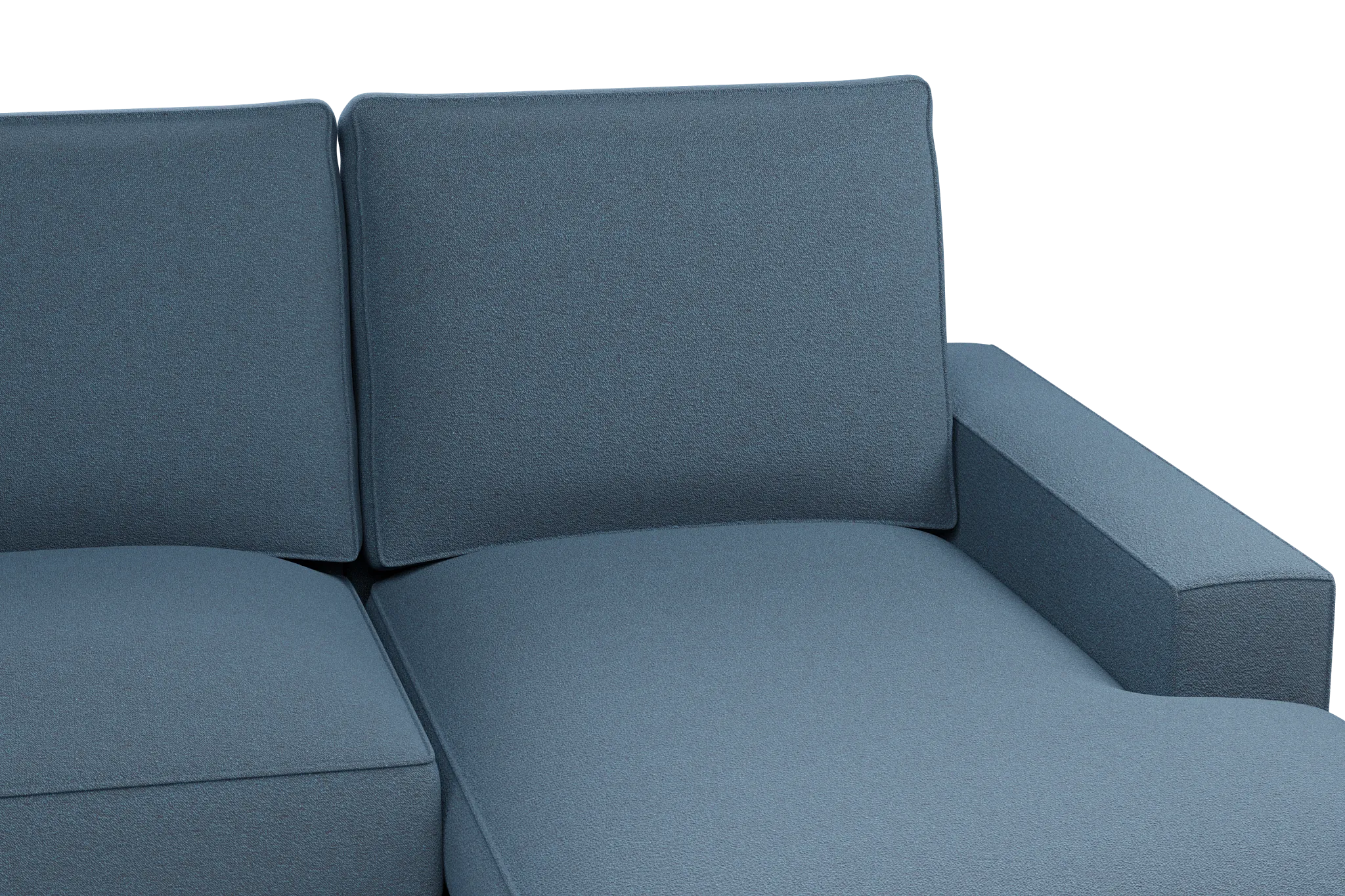 Edgewater Elite Blue Large Right Chaise Sectional