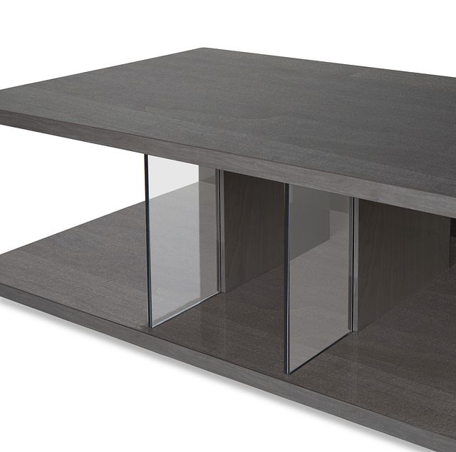 Athena Dark Gray Rectangular Coffee Table (3)