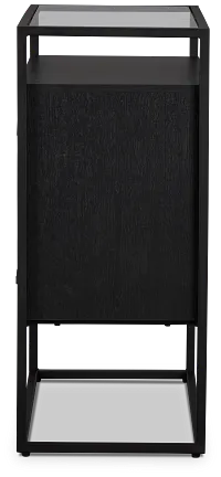 Dax Black Two-door Cabinet
