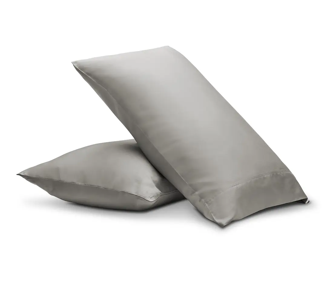 Rest & Renew Egyptian Cotton Gray 400 Thread Set Of 2 Pillowcases Rest & Renew Egyptian Cotton Gray 400 Thread Set Of 2 Pillowcases