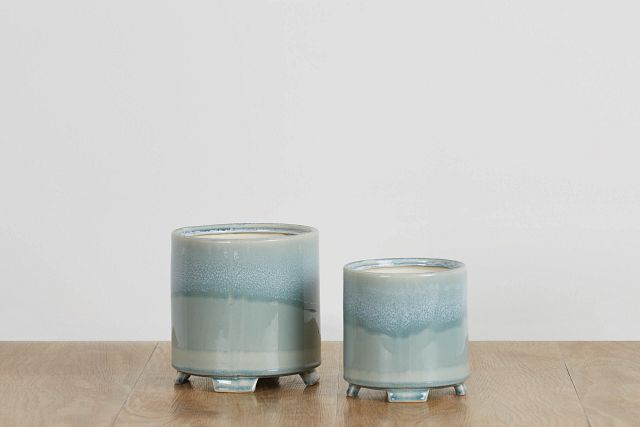 Jaffa Green Set Of 2 Planter