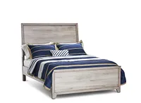 Rivercreek Gray Wood Panel Bed