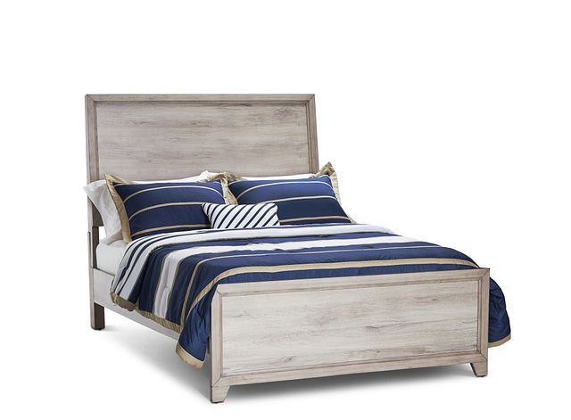 Rivercreek Gray Wood Panel Bed