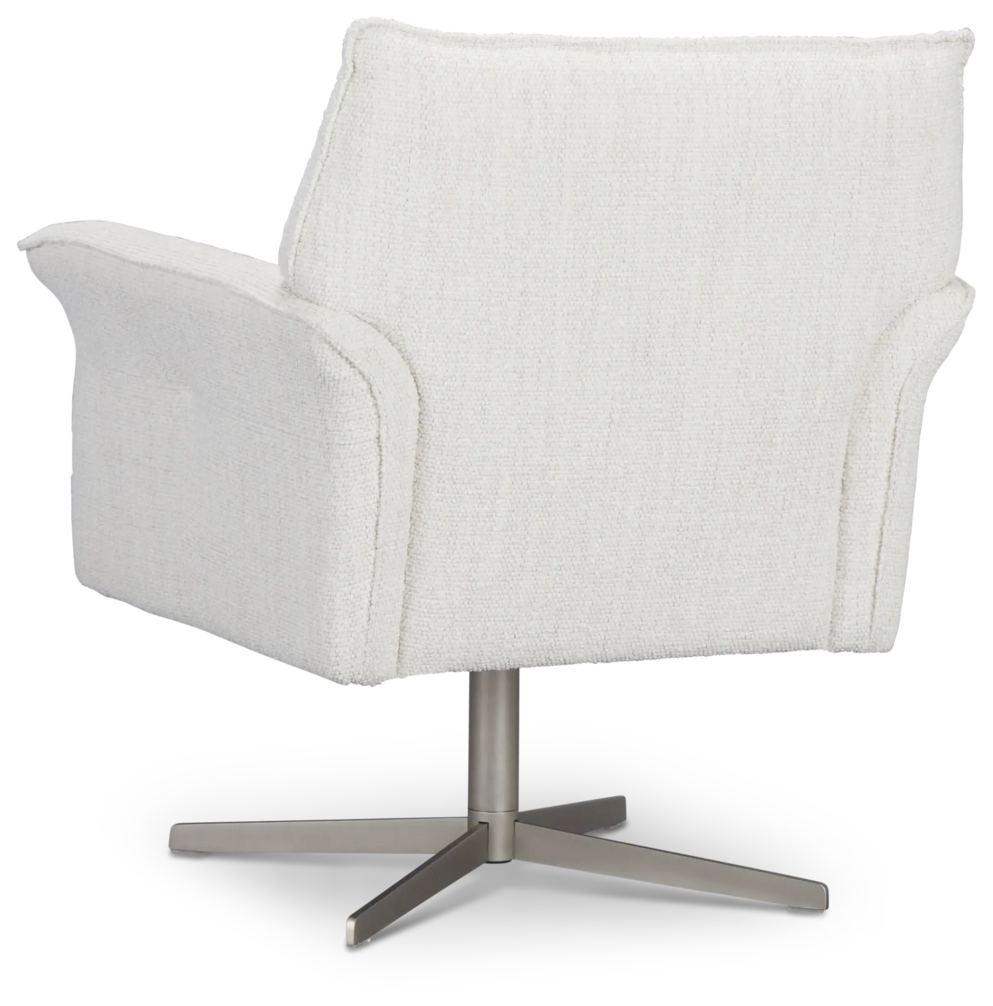 Imani White Fabric Swivel Accent Chair Imani White Fabric Swivel Accent Chair