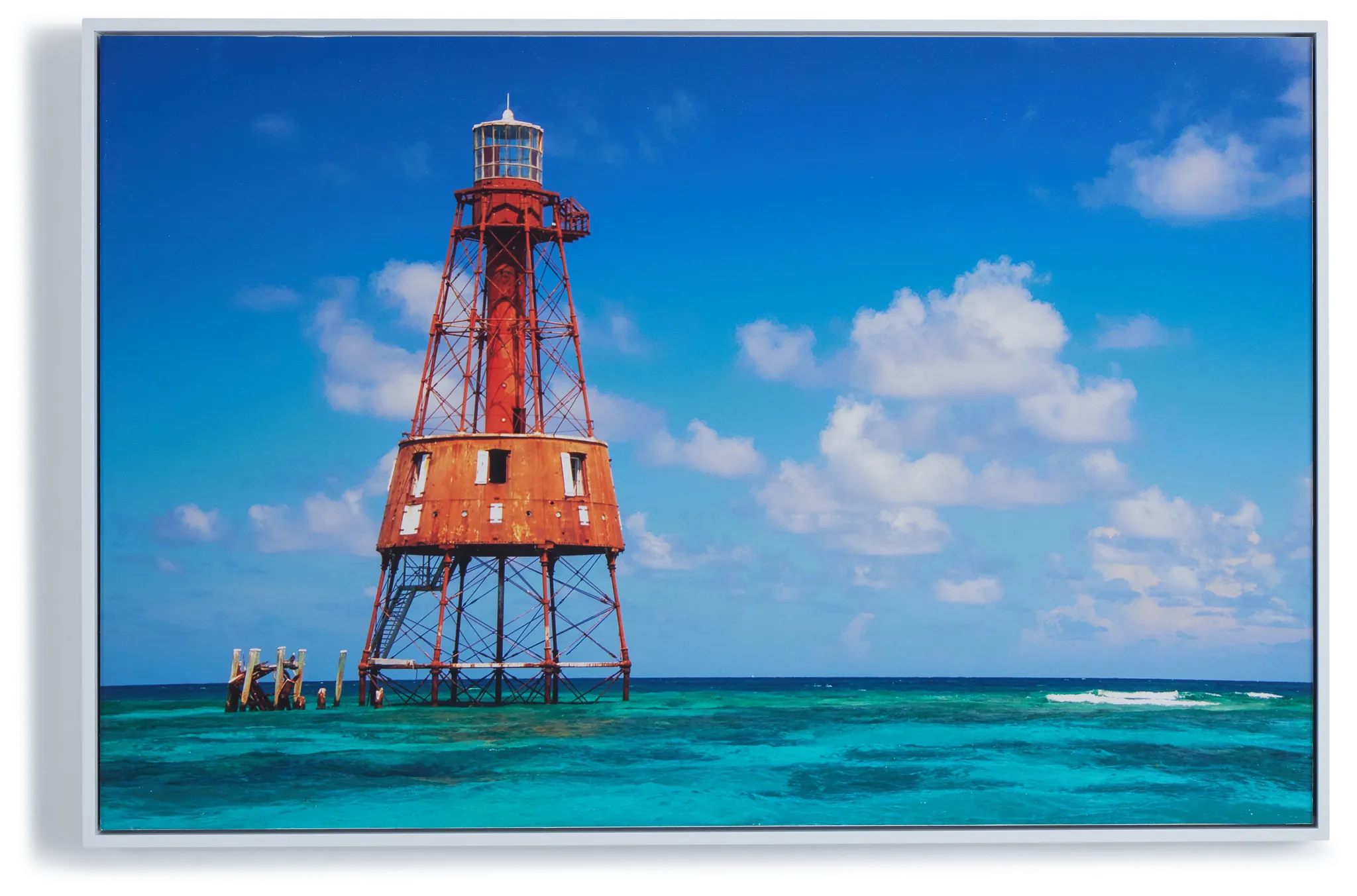 Lighthouse Framed Canvas Wall Art