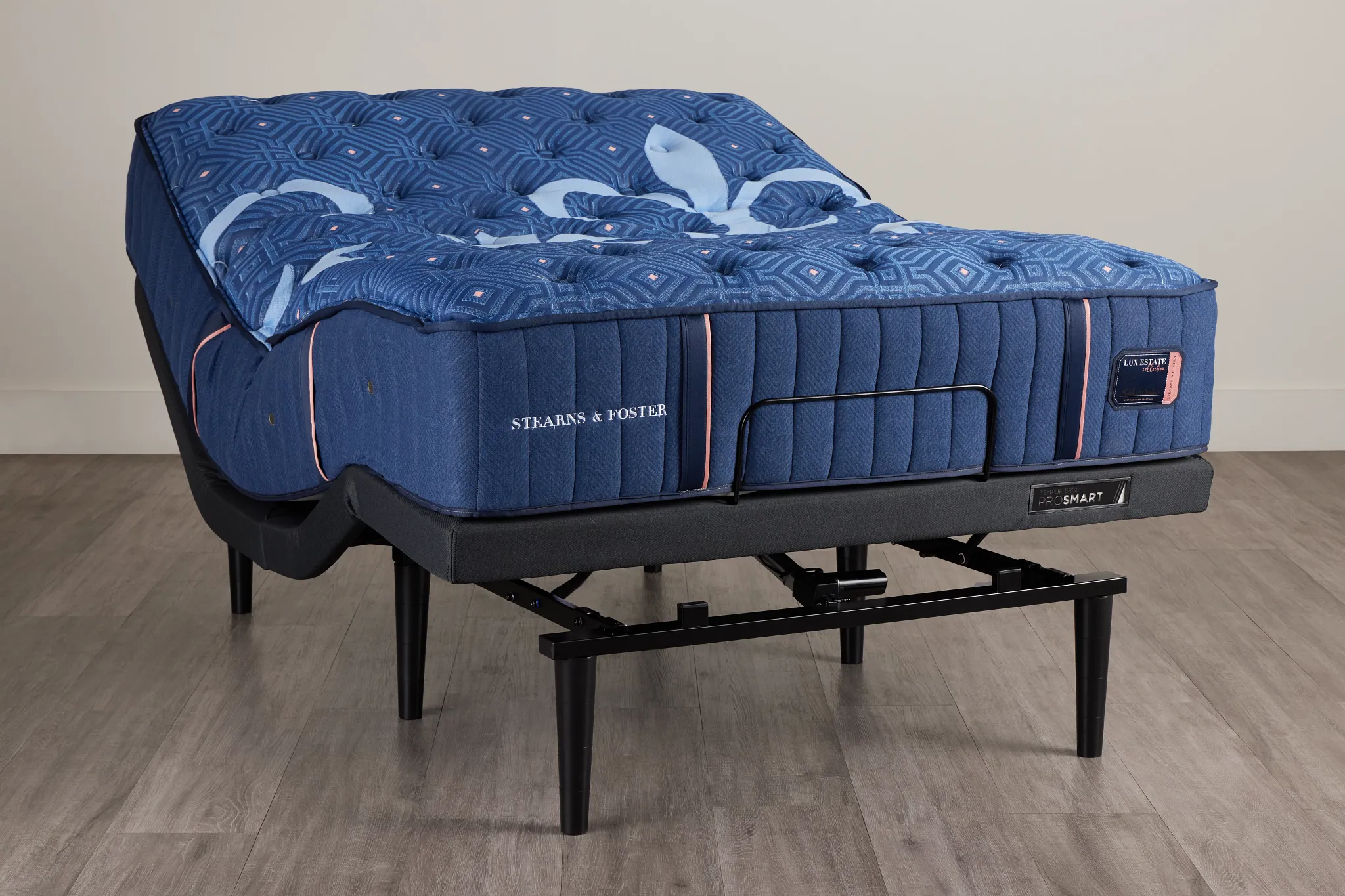 Stearns & Foster Lux Estate Medium Ergo Prosmart Adjustable Mattress Set