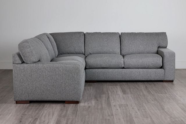 Veronica Dark Gray Down Small Two-arm Sectional