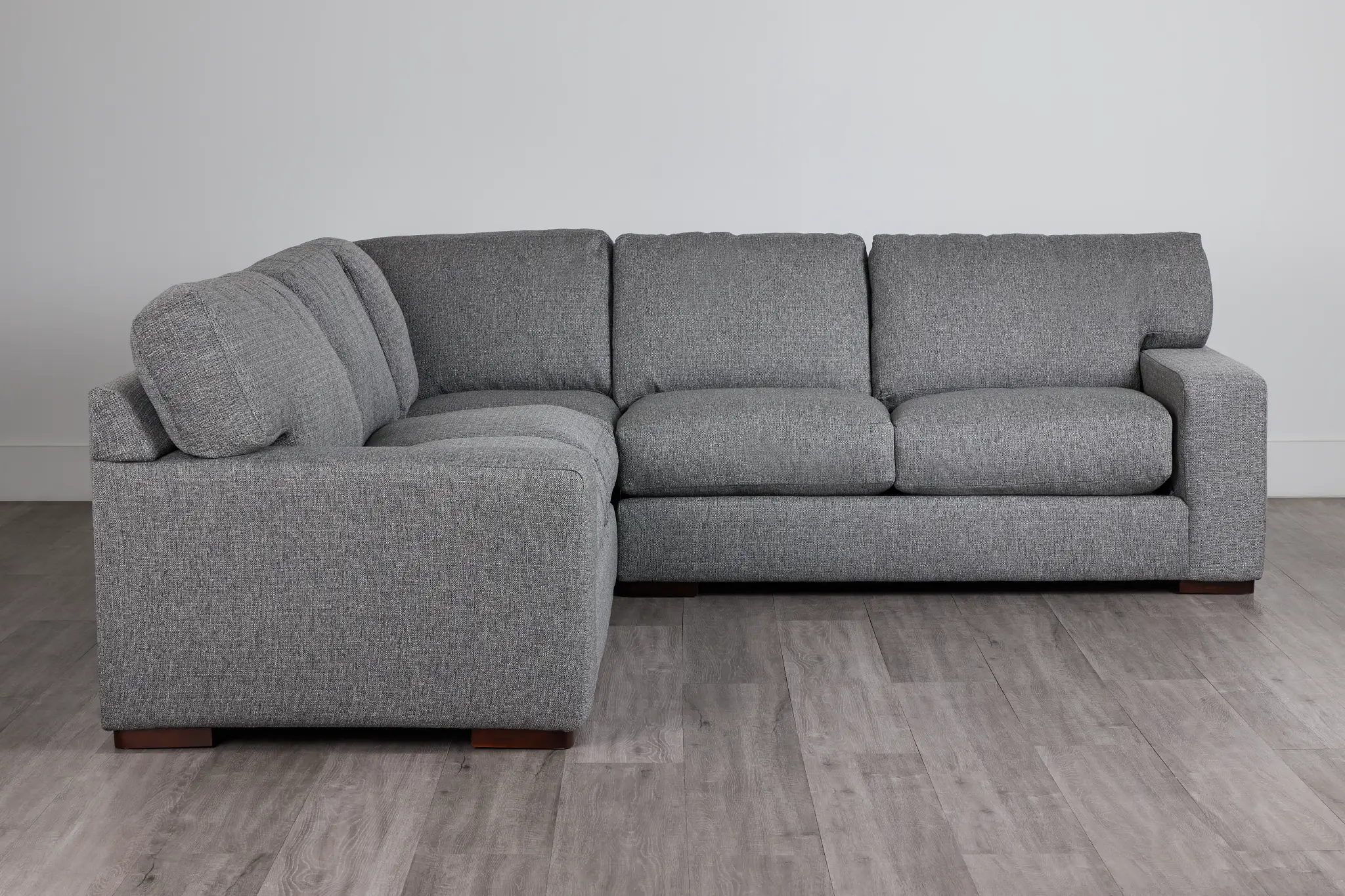 Veronica Dark Gray Down Small Two-arm Sectional Veronica Dark Gray Down Small Two-arm Sectional