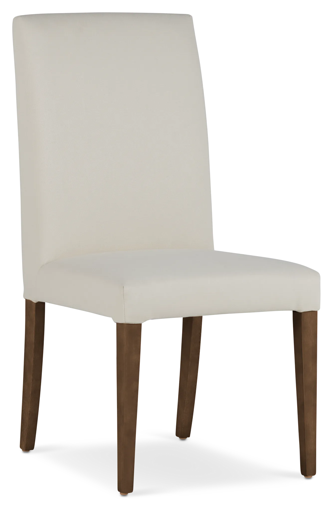 Destination Light Gray Short Slipcover Chair With Medium-tone Leg