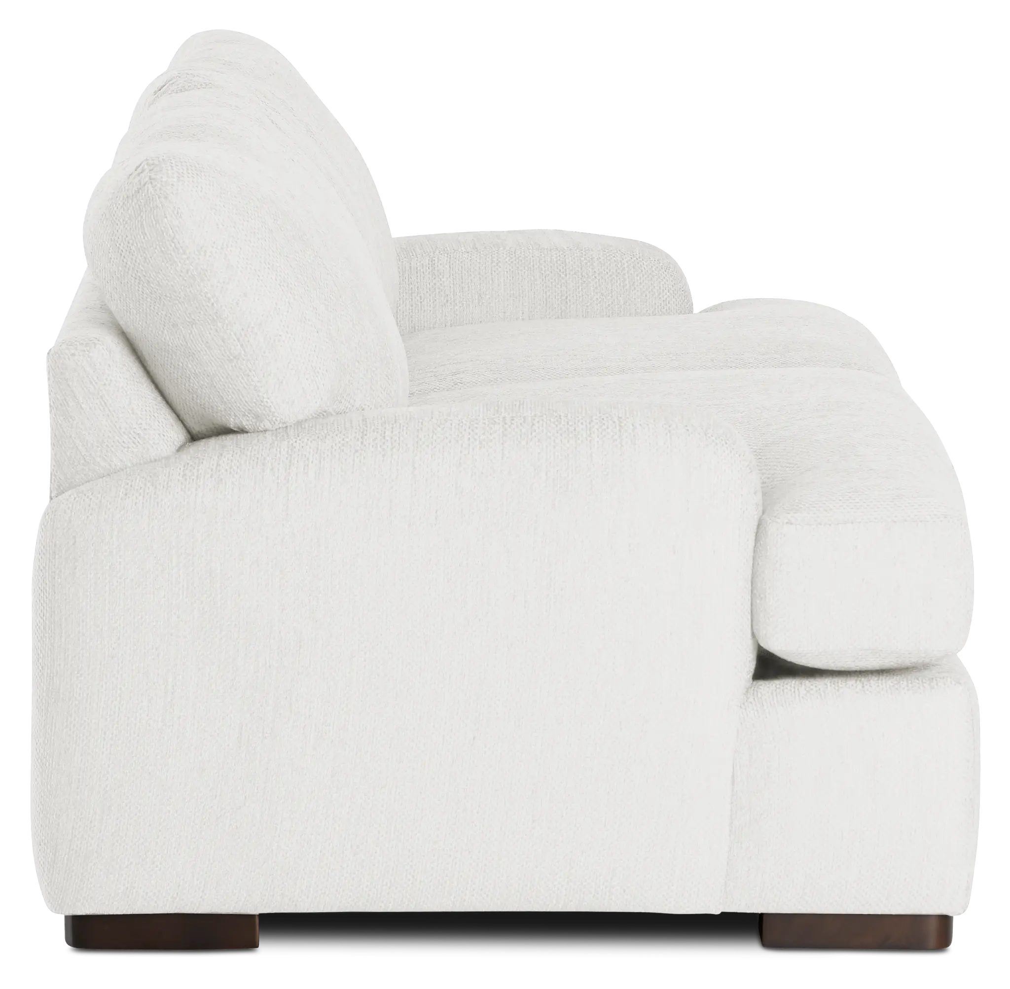 Alpha White Fabric Loveseat Alpha White Fabric Loveseat