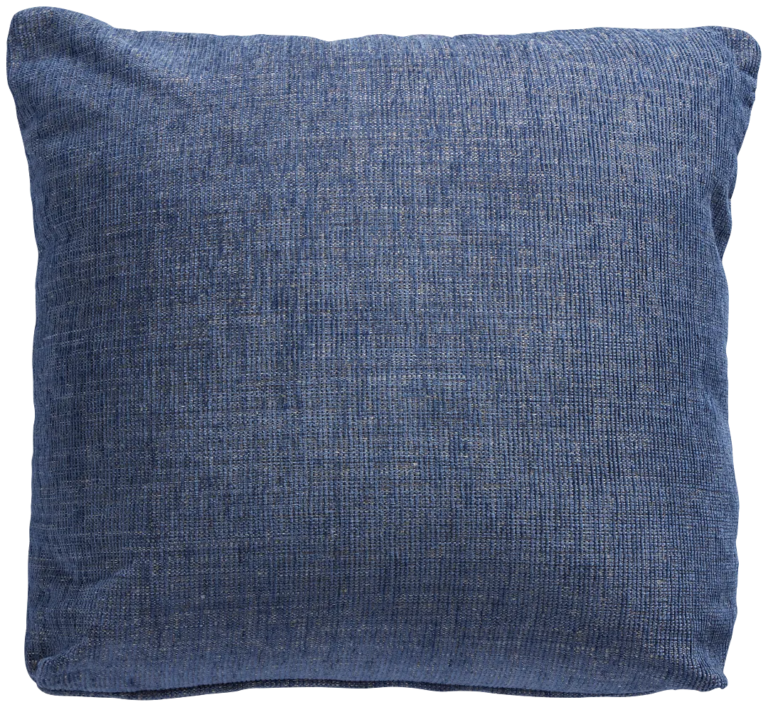 Davis Dark Blue 18" Accent Pillow