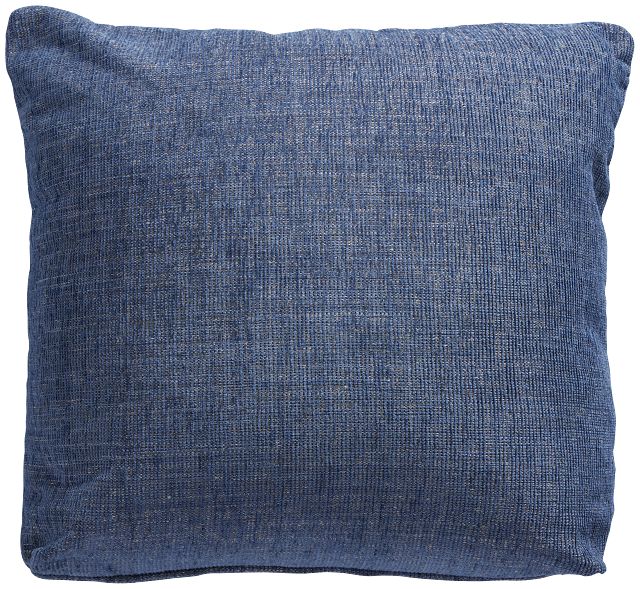 Davis Dark Blue 18" Accent Pillow