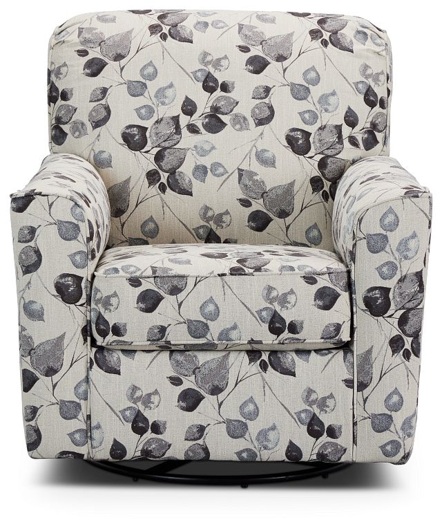 Abney Light Taupe Micro Swivel Chair