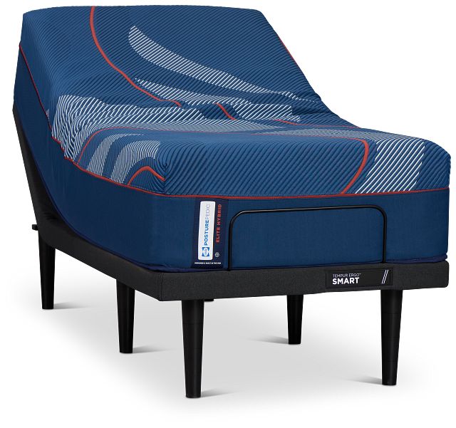 Posturepedic Elite Hybrid Brenham 2 Soft Ergo Smart Adjustable Mattress Set