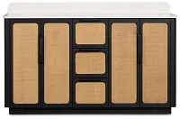 Pacific Two-tone 60" Double Bathroom Vanity