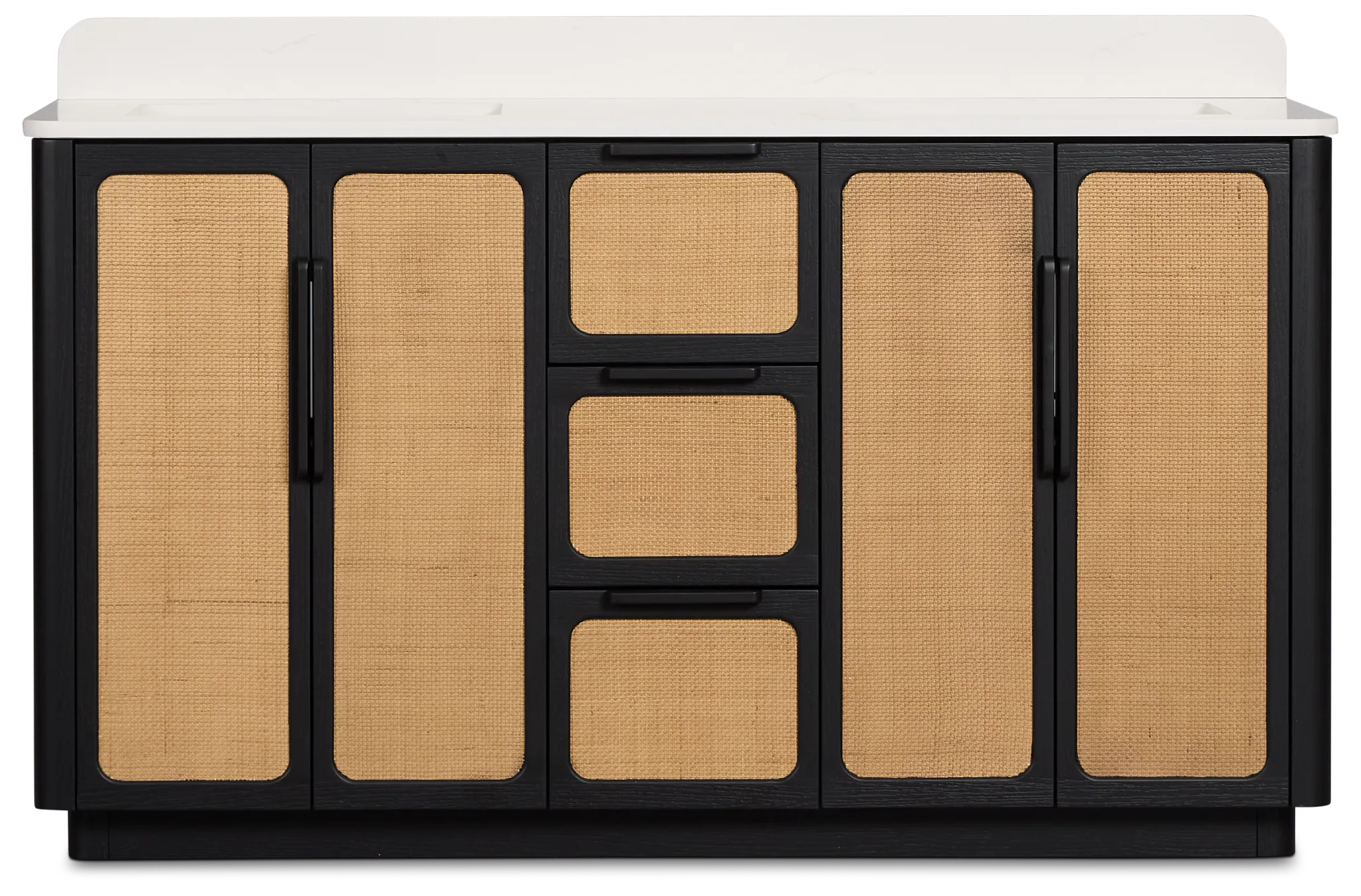 Pacific Two-tone 60" Double Bathroom Vanity