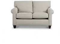 Cameron Beige Fabric Loveseat