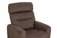 Canton Brown Fabric Power Lift Recliner